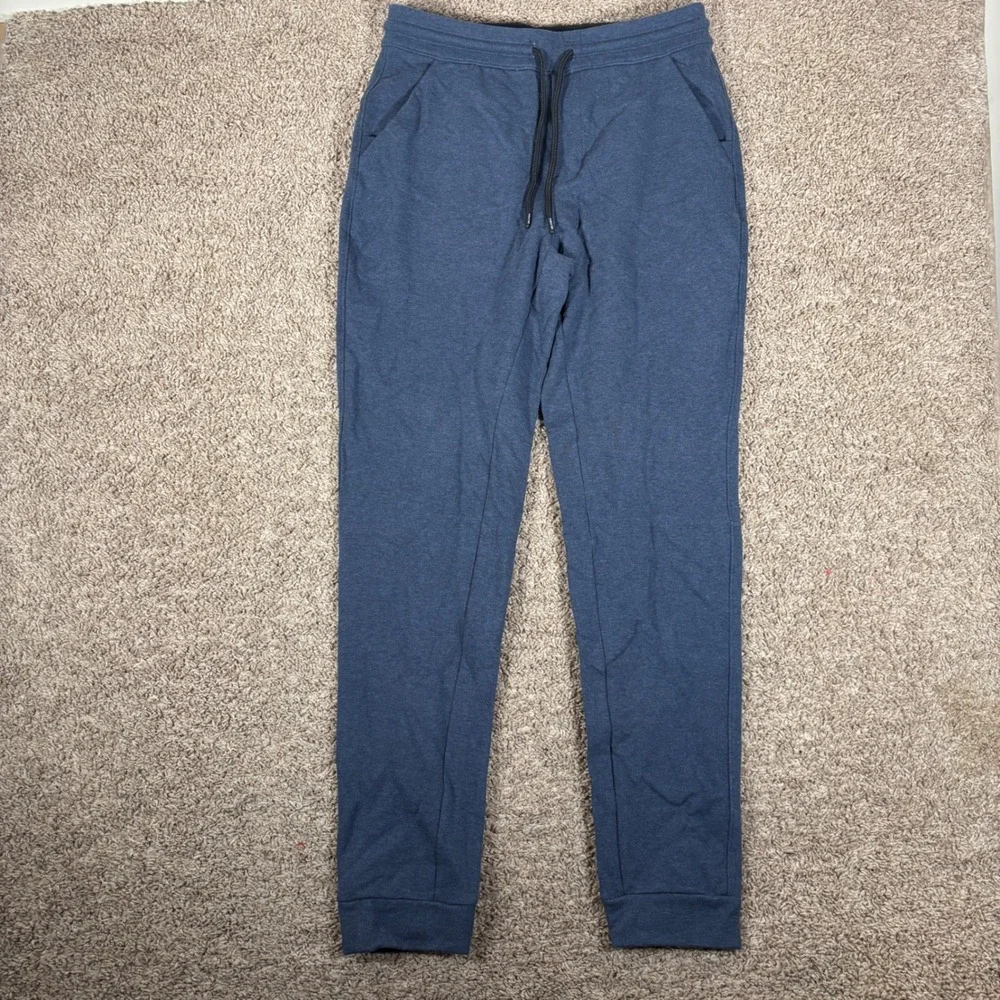 Public Rec All Day Every Day Jogger Mens 32x34 Heather Navy Blue Pima Cotton